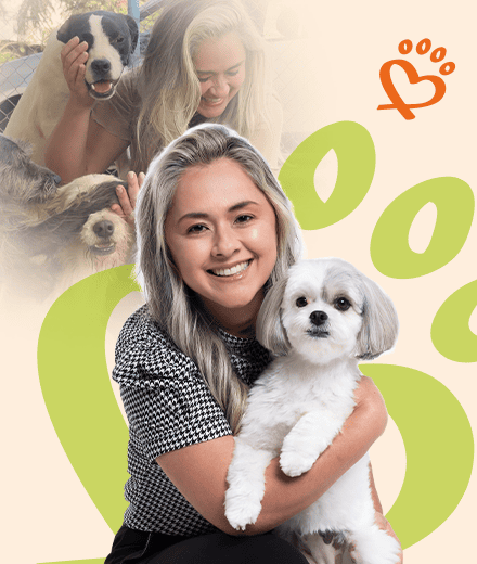 Jussara Fernandes com pets — Campanha 2026